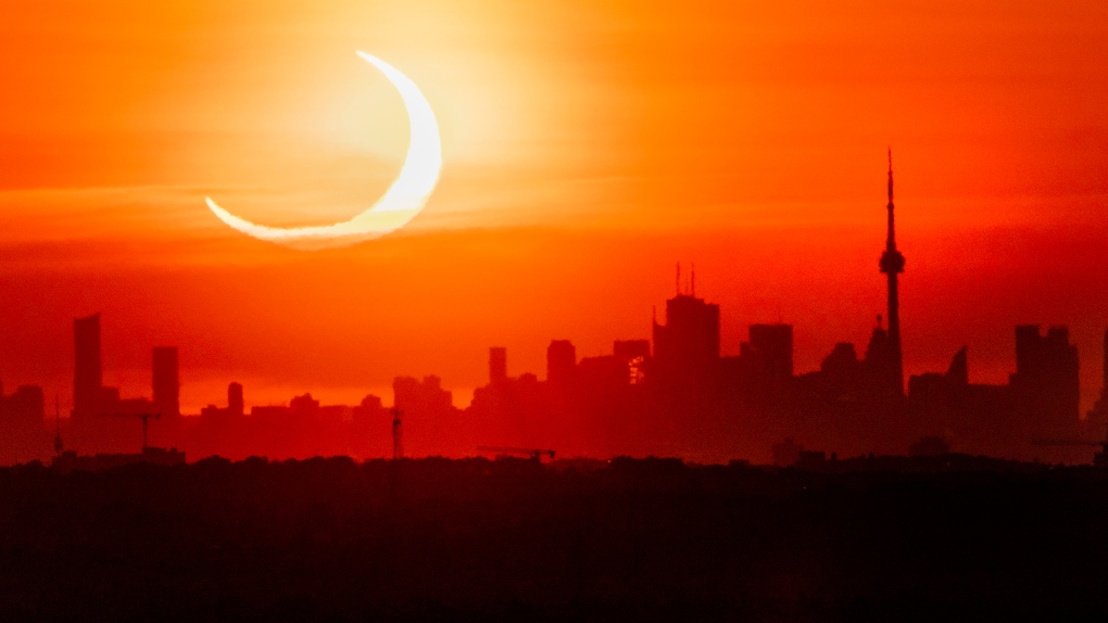 Solar Eclipse 2024 Niagara Falls Canada Madge Ethelda