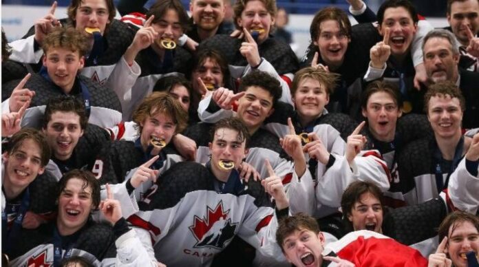 Yukoner Gavin McKenna leads scoring in Canada’s U18 world hockey champs win