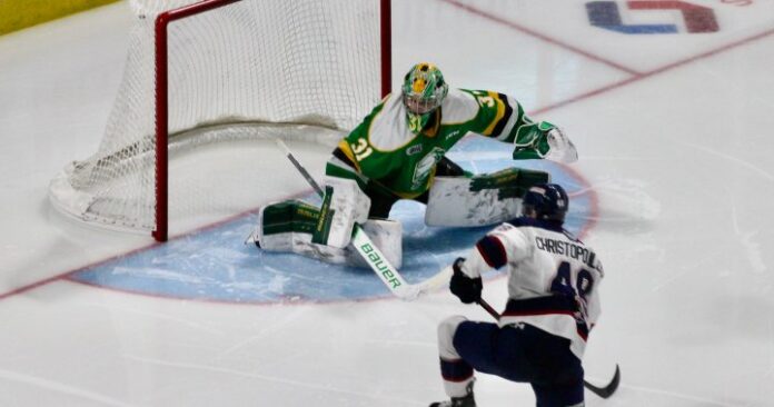 Hunter Haight leads Saginaw Spirit to Game 5 win over the London Knights - London