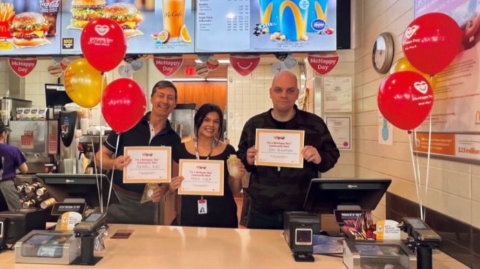 The CityNews 1130 team joined McDonald's employees in Vancouver on Wednesday, May 8, 2024, for McHappy Day