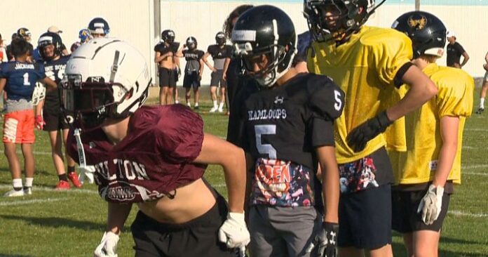 Football camp in Kelowna featuring NFL player wraps up - Okanagan
